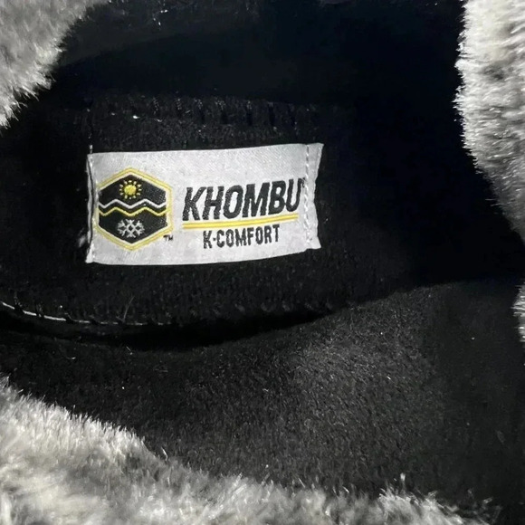 Khombu NWT Womens 8W Black Quilted Winter Boots Faux Fur Lining K Comfort - Picture 13 of 16